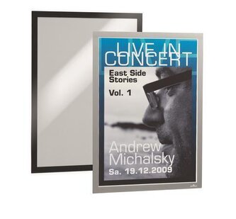 Prezentační rám "DURAFRAME", stříbrná, A3, samolepicí, DURABLE 483823