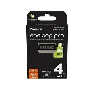 Dobíjecí baterie "Eneloop Pro", AAA, 4 x 930 mAh Ni-MH, PANASONIC