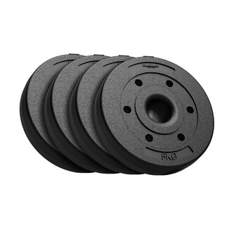 Sada bitumenových závaží 4x5kg, 51mm, REBEL ACTIVE RBA-2138