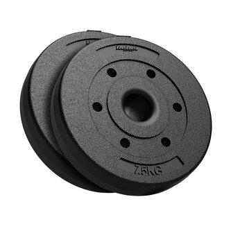 Sada bitumenových závaží 2x7,5kg, 51mm, REBEL ACTIVE RBA-2139