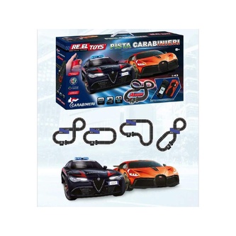 RE.EL Toys autodráha  pista Alfa Romeo Carabinier - Bugatti Divo 1:43
