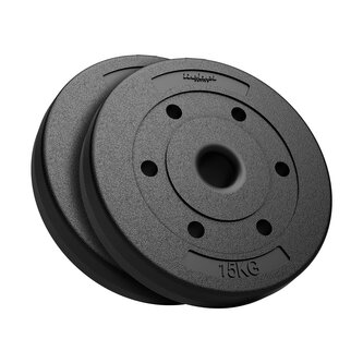 Sada bitumenových závaží 2x15kg, 51mm, REBEL ACTIVE RBA-2141