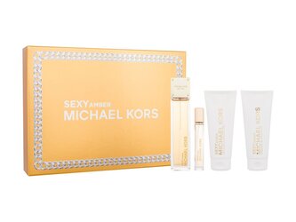 Michael Kors Sexy Amber parfémovaná voda 100 ml + parfémovaná voda 10 ml + sprchový gel 100 ml + tělové mléko 100 ml