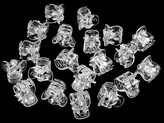 Skřipec do vlasů malý 10x13 mm transparent - 1000 ks - 1 transparent