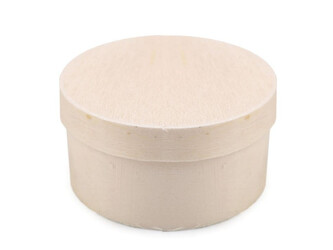 Přírodní krabička z překližky k dozdobení - 4 ks - přírodní sv. Přírodní krabička z překližky k dozdobení - 4 ks - přírodní sv.