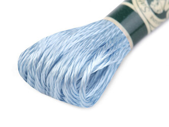 Vyšívací příze DMC Mouliné Satén - 1 ks - S800 Blue Glass