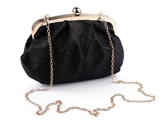 Kabelka - psaníčko s glitry - 1 ks - 4 černá