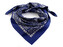 Bavlněný šátek kašmírový vzor 70x70 cm - 1 ks - 1 modrá berlínská