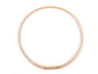 Bambusový kruh Ø30 cm - 1 ks - bambus světlý