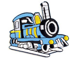 Nažehlovačka auto, traktor, loď - 1 ks - 29 modrá jeans vláček