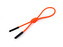 Poutko / taháček pružný - 50 ks - 3 oranžová neon