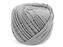 Bavlněná příze macrame Ø2-2,5 mm rozčesávací - 1 ks - 16 šedá