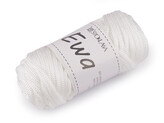 Pletací a háčkovací příze macrame Ewa Ø4 mm 90 g - 1 ks - 2 Off White