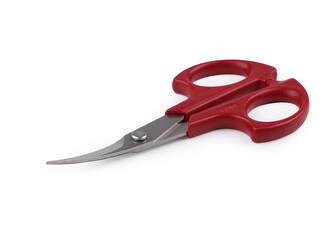 Nůžky PIN vyšívací délka 13,5 cm zahnuté - 1 ks - červená