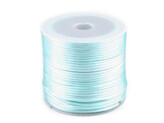 Saténová šňůra Ø1 mm - 1 ks - 6 mentolová