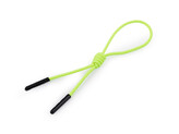 Poutko / taháček pružný - 10 ks - 2 žlutá neon