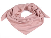 Šátek jednobarevný 90x90 cm - 1 ks - 3 pudrová