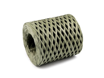 Lýko rafie k pletení tašek šíře 5-8 mm - 1 ks - 6 (G24) zelená lahvová