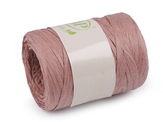 Lýko rafie k pletení tašek šíře 5-8 mm - 1 ks - 13 (20) pudrová tmavá