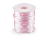 Saténová šňůra Ø1 mm - 1 ks - 93 růžová sv.