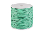 Šňůra bavlněná Ø1,5 mm voskovaná - 1 ks - 34 mint