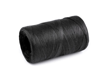 Lýko rafie k pletení tašek šíře 5-8 mm - 1 ks - 10 černá