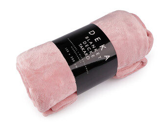 Deka mikroflanel 150x200 cm - 1 ks - 29 růžová nejsv.