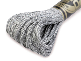 Vyšívací příze DMC Mouliné Light Effects - 1 ks - E415 Bone White