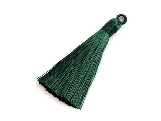 Střapec délka 80 mm - 10 ks - 5 zelená jedle