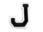 Nažehlovačka písmena - 10 ks - 10 "J" černá