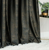 Dekorační vzorovaný závěs s kroužky ELEONORA černá 140x250 cm (cena za 1 kus) MyBestHome
