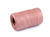 Lýko rafie k pletení tašek šíře 5-8 mm - 1 ks - 6 starorůžová