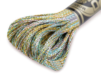 Vyšívací příze DMC Mouliné Light Effects - 1 ks - E135 Multicolored