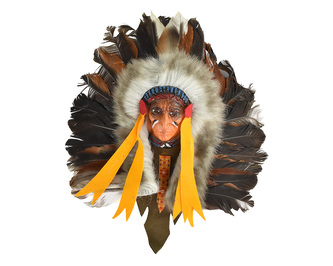 Závěsná dekorace Indiánský náčelník 20 cm - var. S Závěsná dekorace Indiánský náčelník 20 cm - var. S