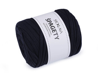 Špagety / příze 550 g - 1 ks - 40 modrá temná různé odstíny