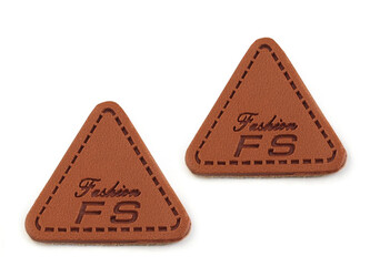 Ozdoba / nášivka / ochrana švů na oděvy 25 mm - 100 ks - 1 hnědá koňak