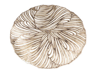 Metalické prostírání Ø38 cm - 6 ks - 2 zlatá