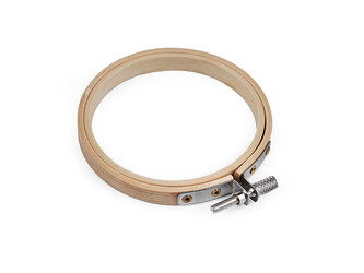 Vyšívací kruh bambusový Ø8 cm - 10 ks - bambus světlý