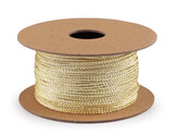 Lurexová šňůrka plochá / provázek šíře 1,2 mm vánoční - 1 ks - 3 zlatá sv.