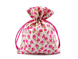 Dárkový pytlík růže 13x18 cm - 10 ks - režná světlá růžová