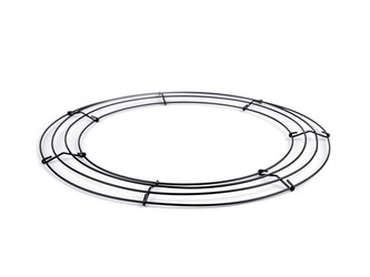 Drátěný základ na věnec Ø35 cm - 1 ks - černá