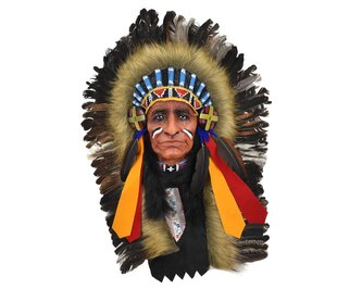 Závěsná dekorace Indiánský náčelník 50 cm - var. I Závěsná dekorace Indiánský náčelník 50 cm - var. I