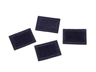 Nažehlovací záplaty pro opravy dírek i zdobení 23x33 mm - 10 ks - 4 modrá tmavá