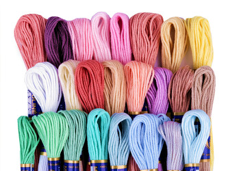 Příze vyšívací Mouline Niťárna - 24 ks - mix č. 2