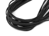 Řemínek imitace kůže šíře 2,5 mm - 10 ks - 2 černá