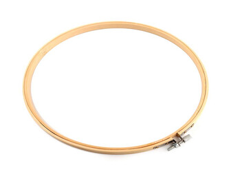 Vyšívací kruh bambusový Ø22 cm - 1 ks - bambus světlý Vyšívací kruh bambusový Ø22 cm - 1 ks - bambus světlý