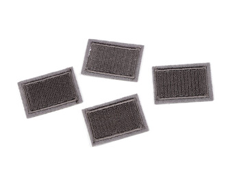 Nažehlovací záplaty pro opravy dírek i zdobení 23x33 mm - 10 ks - 3 šedá