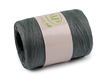 Lýko rafie k pletení tašek šíře 5-8 mm - 1 ks - 6 (73) zelená lahvová