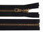 Staromosazný zip No 5 délka 90 cm bundový - 1 ks - černá