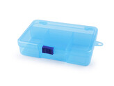 Plastový box / zásobník 3,3x9,5x14,5 cm - 1 ks - 4 modrá